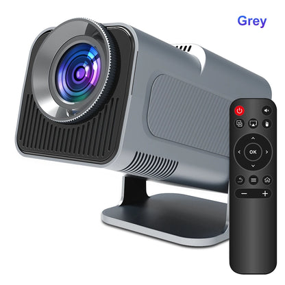 4K Android 11 Native 1080P Projector with 390 ANSI Lumens, Dual WiFi 6, Bluetooth 5.0, and Portable Design - Upgraded HY300 Model