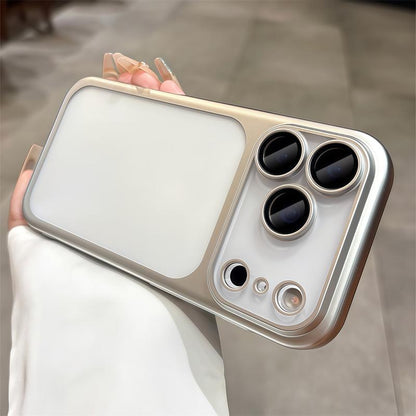 High Quality Electroplated Frosted PC Phone Case for Iphone 17 Pro Max Air anti Drop Lens Protection Hard Case Phone Protective Cover