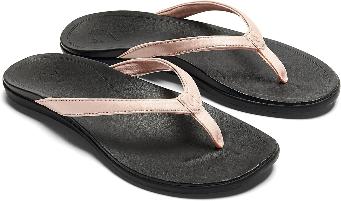 Ho'Opio Women'S Beach Sandals, Quick-Dry Flip-Flop Slides, Clean & Minimal Aesthetic, Water Resistant & Enhanced Traction, All-Day Comfort