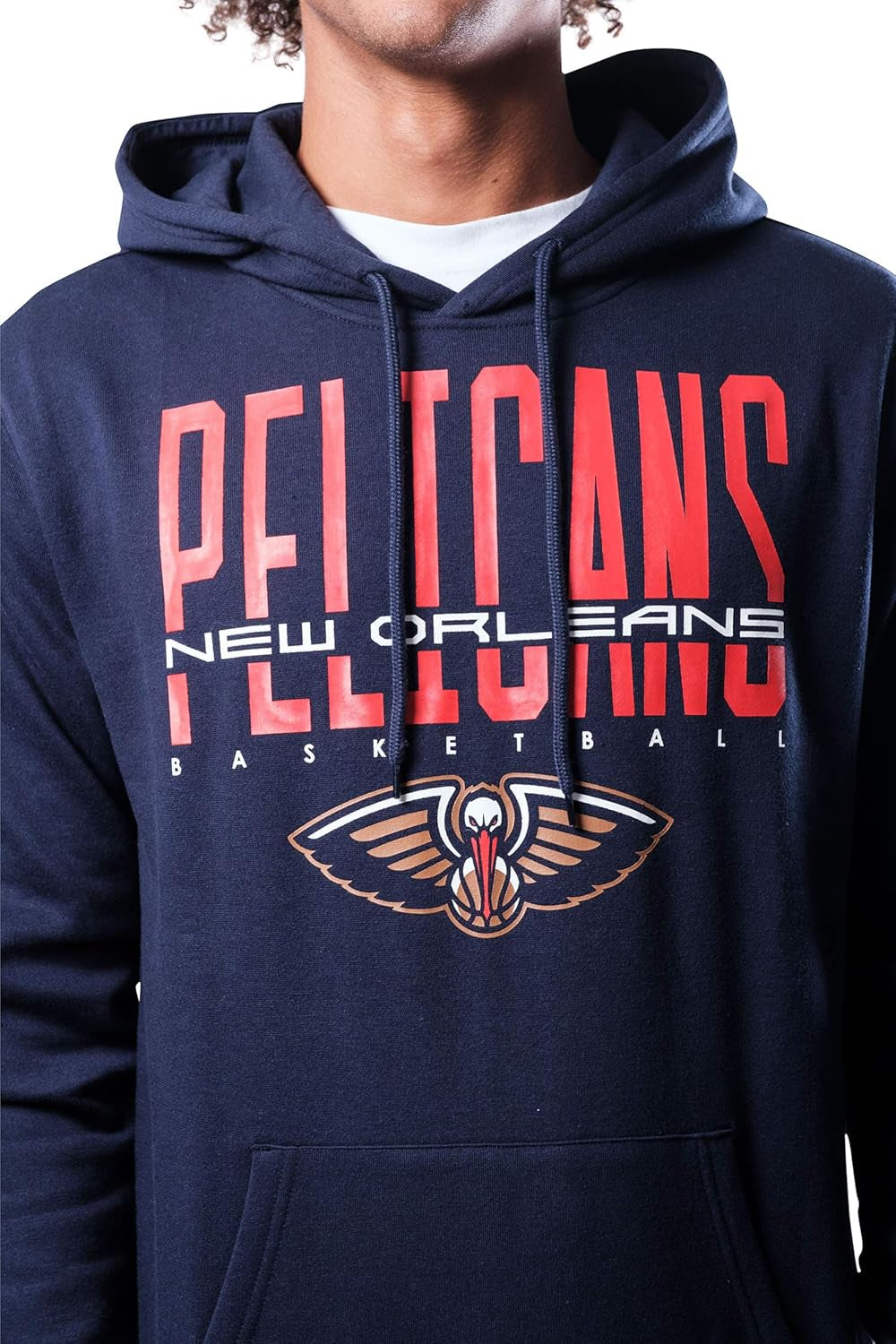 Men'S NBA Official Classic Embroidered Hoodie Sweatshirt