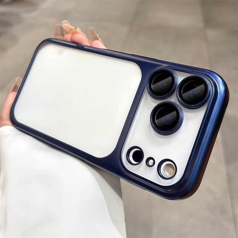 High Quality Electroplated Frosted PC Phone Case for Iphone 17 Pro Max Air anti Drop Lens Protection Hard Case Phone Protective Cover