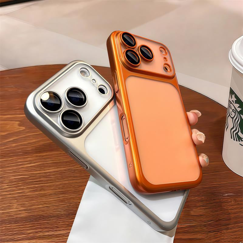High Quality Electroplated Frosted PC Phone Case for Iphone 17 Pro Max Air anti Drop Lens Protection Hard Case Phone Protective Cover