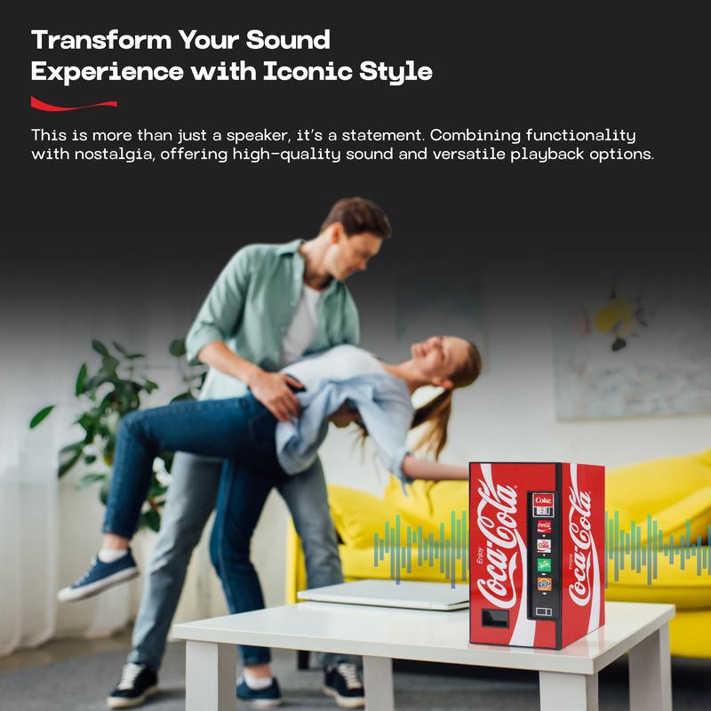 Coca-Cola Vending Machine Bluetooth Speaker