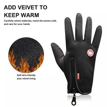 Winter Gloves Touch Screen Water Resistant Windproof Thermal for Running Cycling Driving Hiking for Men Women Outdoor Winter Gloves Touchscreen and Windproof Full-Finger for Sports Travel Daily Activities Anti-Slip Grip Lightweight Modern Unisex