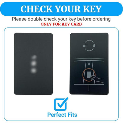 Transparent Card Key Holder for Tesla, Soft Card Case Cover for Model Y/3/S/X Cybertruck Accessories, Pink