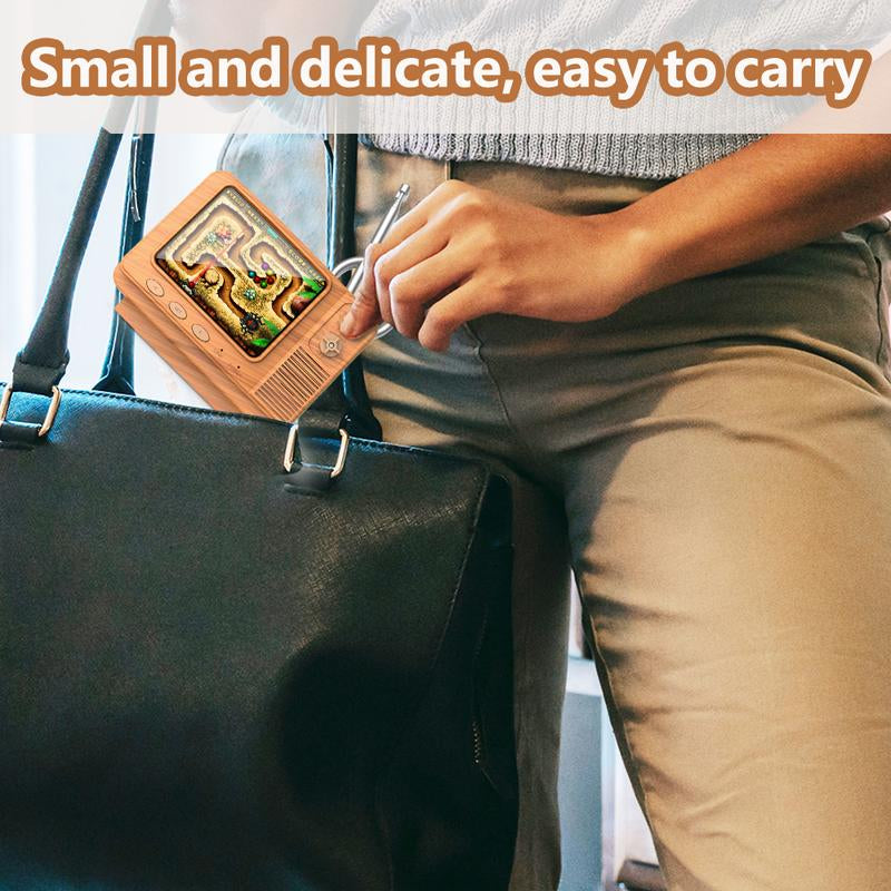 New Retro Game Console with Controller - Built-In 308 Classic Games, Tv-Style Design, 3 Color Options, Unisex Christmas Gift