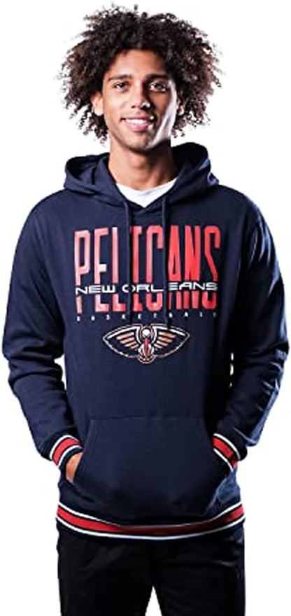 Men'S NBA Official Classic Embroidered Hoodie Sweatshirt