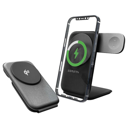3-In-1 Foldable Magsafe Wireless Charger for Phone, Watch & Earbuds