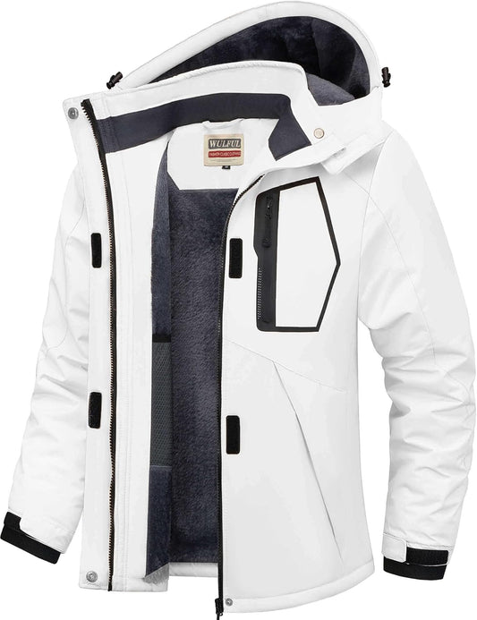 Women'S Waterproof Ski Jacket Warm Winter Coats Windproof Winter Jackets for Women Fleece Lined Windbreaker with Hood