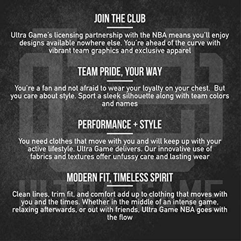 Men'S NBA Official Classic Embroidered Hoodie Sweatshirt