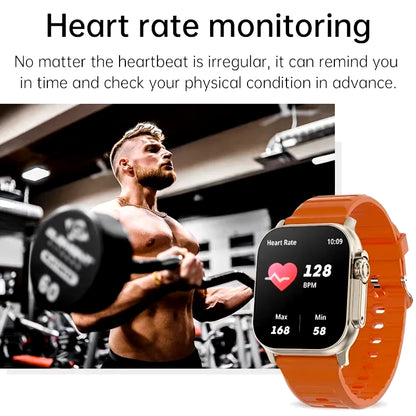 Bluetooth Smart Watch with Heart Rate Monitor and Message Alert for Android and iOS - Ideal for Men and Women