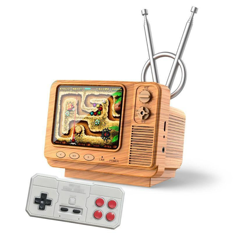 New Retro Game Console with Controller - Built-In 308 Classic Games, Tv-Style Design, 3 Color Options, Unisex Christmas Gift