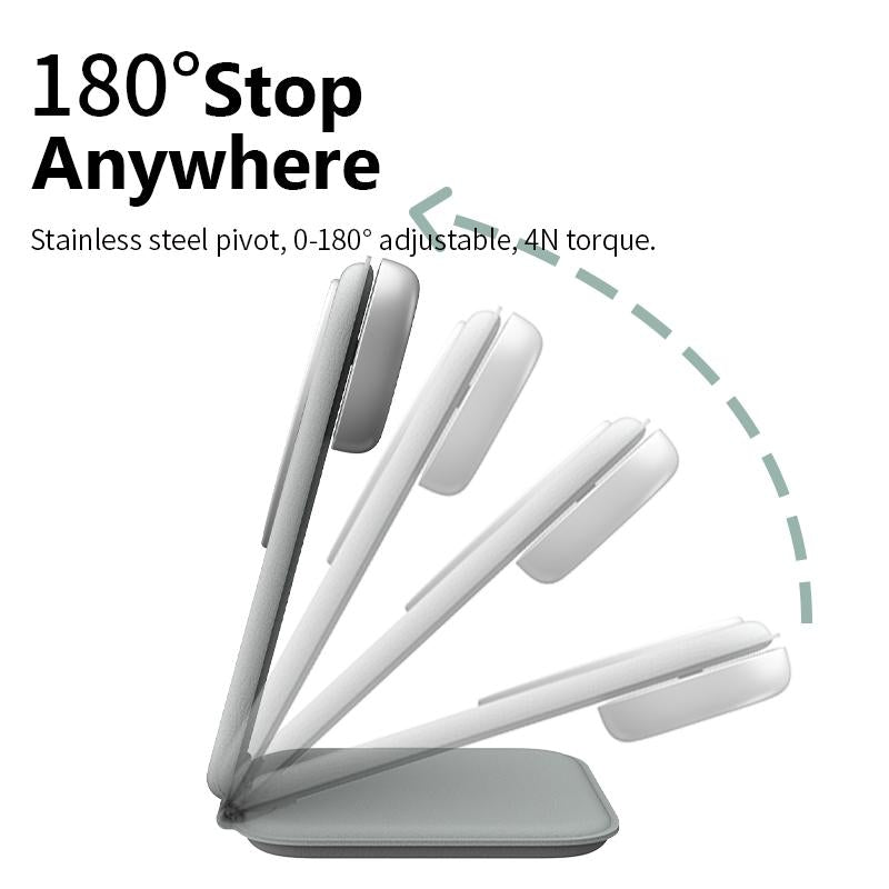 3-In-1 Foldable Magsafe Wireless Charger for Phone, Watch & Earbuds
