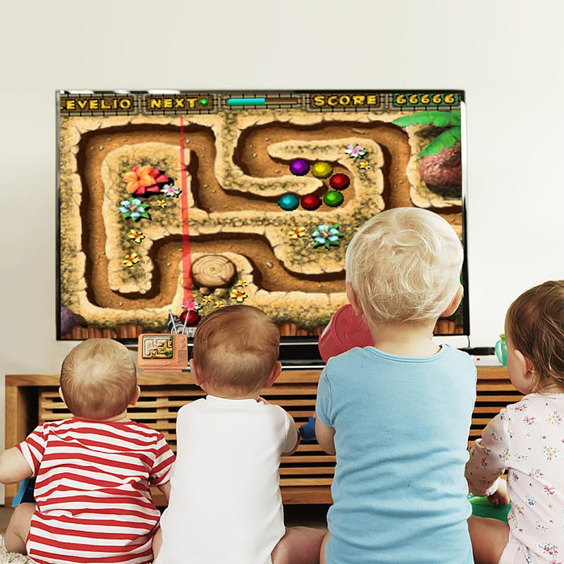 New Retro Game Console with Controller - Built-In 308 Classic Games, Tv-Style Design, 3 Color Options, Unisex Christmas Gift