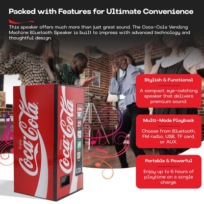Coca-Cola Vending Machine Bluetooth Speaker